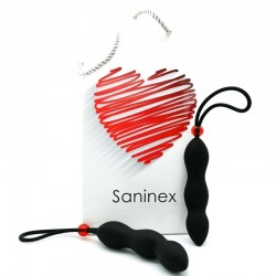 SANINEX CLIMAX ANAL PLUG AVEC ANNEAU DE PÉNIS NOIR
