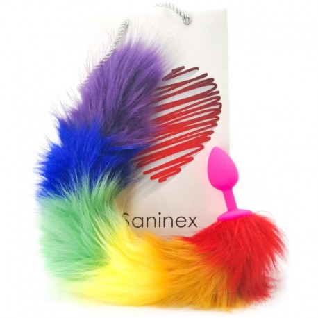SANINEX SENSATION PLUG AVEC RAINBOW TAIL