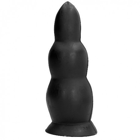 PLUG ANAL TOUT NOIR 23CM