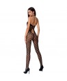 PASSION WOMAN BS065 BODYSTOCKING NEGRO TALLA UNICA