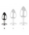 COQUETTE CHIC DESIRE PLUG ANAL METAL BLANC TAILLE S 2.7X 8CM