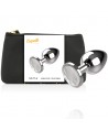 COQUETTE CHIC DESIRE - PLUG ANAL METAL COULEUR TRANSPARENT TAILLE M 3.5 X 8CM
