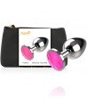 COQUETTE CHIC DESIRE PLUG ANAL METAL COULEUR ROSE TAILLE L 4 X 9CM