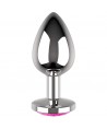 COQUETTE CHIC DESIRE PLUG ANAL METAL COULEUR ROSE TAILLE L 4 X 9CM