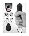 G-VIBE - OEUF MASTURBATEUR TEXTURÉ RÉUTILISABLE NOIR