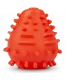 G-VIBE - OEUF MASTURBATEUR TEXTURÉ RÉUTILISABLE ROUGE