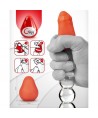 G-VIBE - OEUF MASTURBATEUR TEXTURÉ RÉUTILISABLE ROUGE