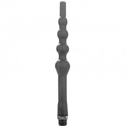 ALL BLACK - DOUCHE ANAL EN PERLES SILICONE 27 CM