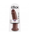 KING COCK - 10 GODEUE MARRON 25.4 CM