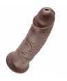 KING COCK - 10 GODEUE MARRON 25.4 CM