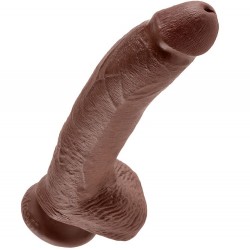 KING COCK 9" COQ MARRON AVEC BOULES 22,9 CM