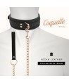 COQUETTE CHIC DESIRE - COLLIER FANTAISIE EN CUIR VÉGAN AVEC BRACELET ET DOUBLURE EN NÉOPRÈNE