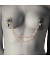 COQUETTE CHIC DESIRE - PINCES METELONS FANTAISIE EN MÉTAL AVEC CHAÎNE