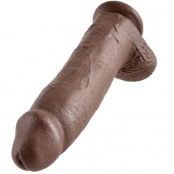 KING COCK 12" COQ MARRON AVEC BOULES 30,48 CM