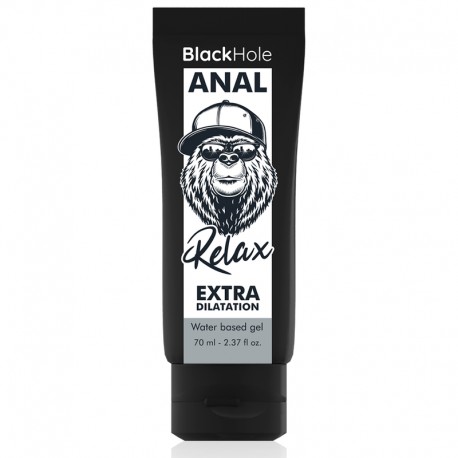 BLACK HOLE - GEL A BASE D''EAU DILATATION ANALE 70 ML