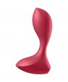 SATISFYER - BOUCHON VIBRANT BACKDOOR LOVER ROUGE