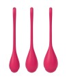 SATISFYER - ENSEMBLE ENTRAÎNEMENT YONI POWER 1 ROUGE