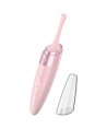 SATISFYER - VIBRATEUR POINTE DE CLIT TWIRLING DELIGHT ROSE