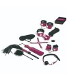 TEASE PLEASE - SET 13 ACCESSOIRES DE BONDAGE MAGENTA