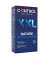 CONTROL - PRÉSERVATIFS NATURE 2XTRA GRANDS XXL - 12 UNITÉS