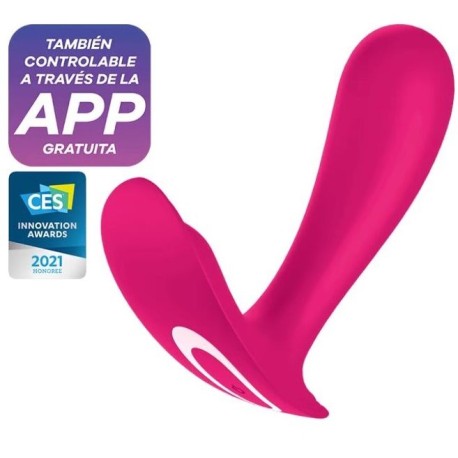 SATISFYER - VIBRATEUR TOP SECRET ROSE