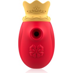 STIMULATEUR CLIT INTENSE 10 FRÉQUENCES DE LÉCHAGE ET D''ASPIRATION - ROUGE