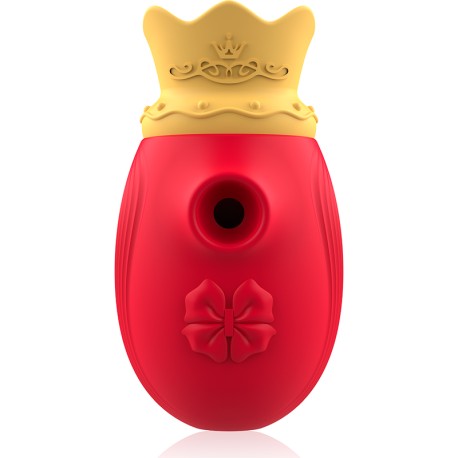 INTENSE - STIMULATEUR CLITORIS 10 MODES D'ASPIRATION ET DE LÉCHAGE - ROUGE