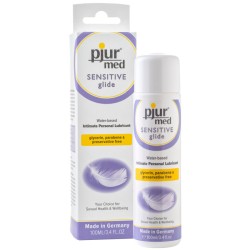 PJUR - MED LUBRIFIANT BASE D'EAU SENSITIVE GLIDE 100 ML