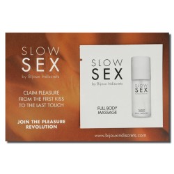BIJOUX INDISCRETS - SLOW SEX MASSAGE COMPLET DU CORPS GEL DE MASSAGE 2 ML