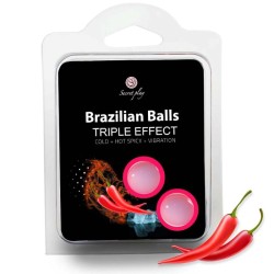 SECRET PLAY SET 2 BALLES BRÉSILIENNES TRIPLE EFFET