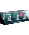 SATISFYER - 3 OEUFS MASTURBATEURS NAUGHTY