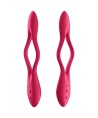 SATISFYER - VIBRATEUR MULTI ELASTIC JOY ROUGE