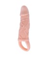 BAILE - GAINE DEXTENSION DE PÉNIS AVEC SANGLE POUR TESTICULES 13,5 CM