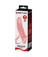 BAILE - GAINE DEXTENSION DE PÉNIS AVEC SANGLE POUR TESTICULES 13,5 CM