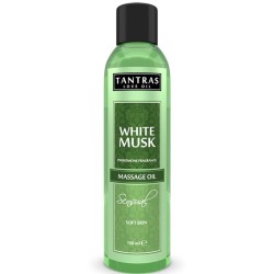INTIMATELINE - HUILE DAMOUR TANTRAS MUSC BLANC 150 ML
