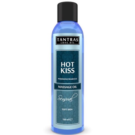 INTIMATELINE - HUILE DE MASSAGE TANTRAS LOVE OIL HOT KISS 150 ML