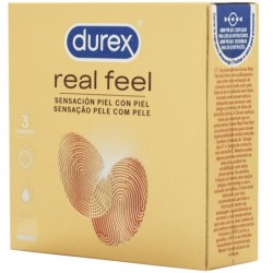 DUREX - PRÉSERVATIFS REAL FEEL 3 UNITÉS