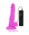 DIVERSIA - DILDO VIBRANT FLEXIBLE VIOLET 18 CM -O- 4 CM