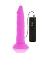 DIVERSIA - DILDO VIBRANT FLEXIBLE VIOLET 23 CM -O- 4.3 CM