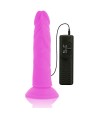 DIVERSIA - DILDO VIBRANT FLEXIBLE VIOLET 23 CM -O- 4.3 CM