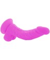 DIVERSIA - DILDO VIBRANT FLEXIBLE VIOLET 21.5 CM -O- 4.5 CM