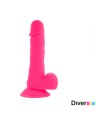 DIVERSIA - DILDO VIBRANT FLEXIBLE ROSE 20.5 CM -O- 4.2 CM