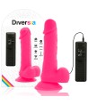 DIVERSIA - DILDO VIBRANT FLEXIBLE ROSE 20.5 CM -O- 4.2 CM