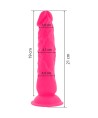 DIVERSIA - DILDO VIBRANT FLEXIBLE ROSE 21 CM -O- 4.9 CM