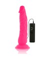 DIVERSIA - DILDO VIBRANT FLEXIBLE ROSE 21 CM -O- 4.9 CM