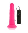 DIVERSIA - DILDO SOUPLE AVEC VIBRATION ROSE 23 CM -O- 4.3 CM