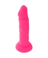 DIVERSIA - DILDO SOUPLE AVEC VIBRATION ROSE 23 CM -O- 4.3 CM