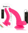 DIVERSIA - DILDO VIBRANT FLEXIBLE ROSE 21.5 CM -O- 4.5 CM