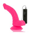 DIVERSIA - DILDO VIBRANT FLEXIBLE ROSE 21.5 CM -O- 4.5 CM