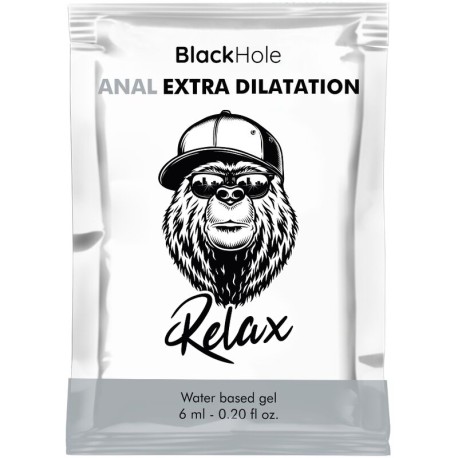 BLACK HOLE - GEL À BASE D'EAU EXTRA DILATATION 6 ML DOSE UNIQUE
